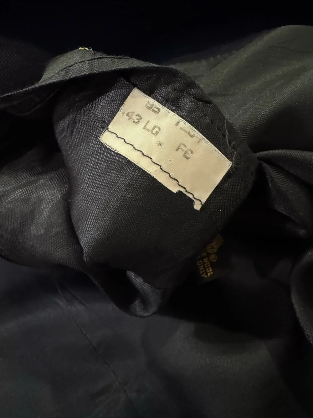 Vintage Brooks Brothers 43L Navy 100% Wool Double Breasted Blazer